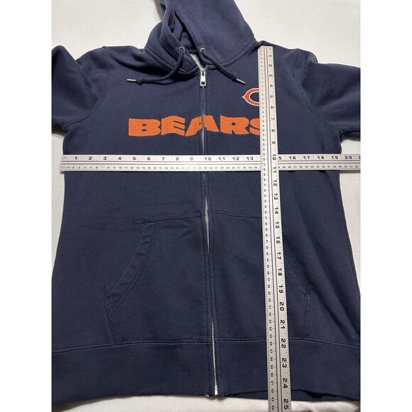Chicago Bears Full Zip Hooded Jacket Nike NFL Womens Large *READ - Picture 9 of 13